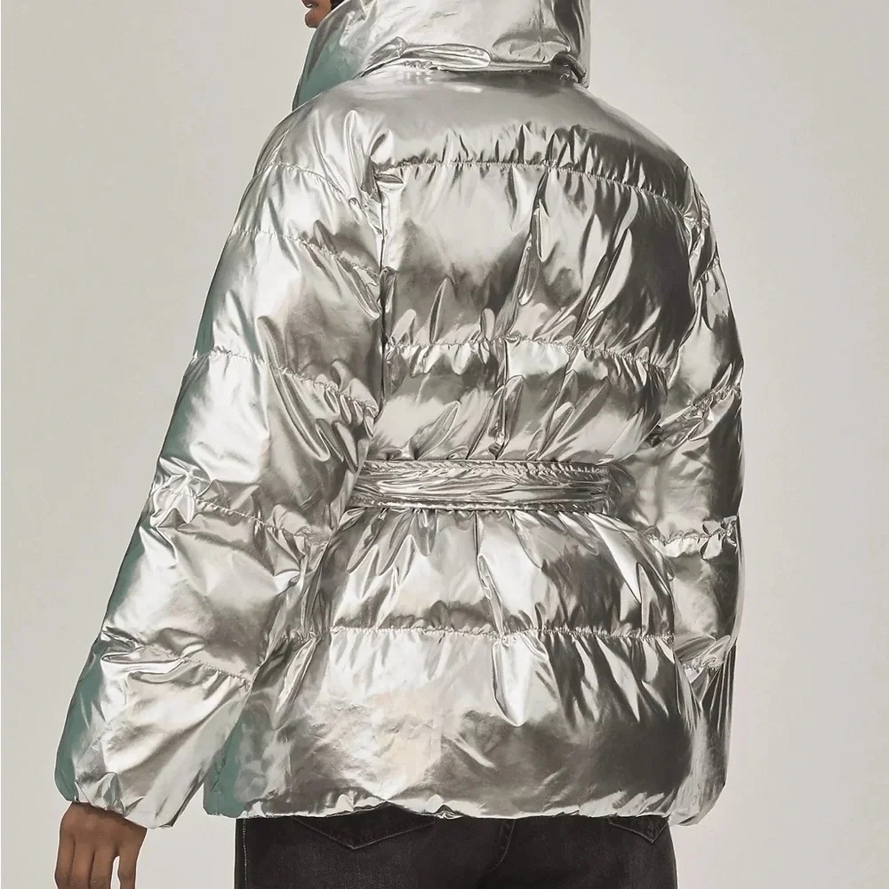 Endless Rose Metallic Puffer Coat Size S New Without Tags Size S